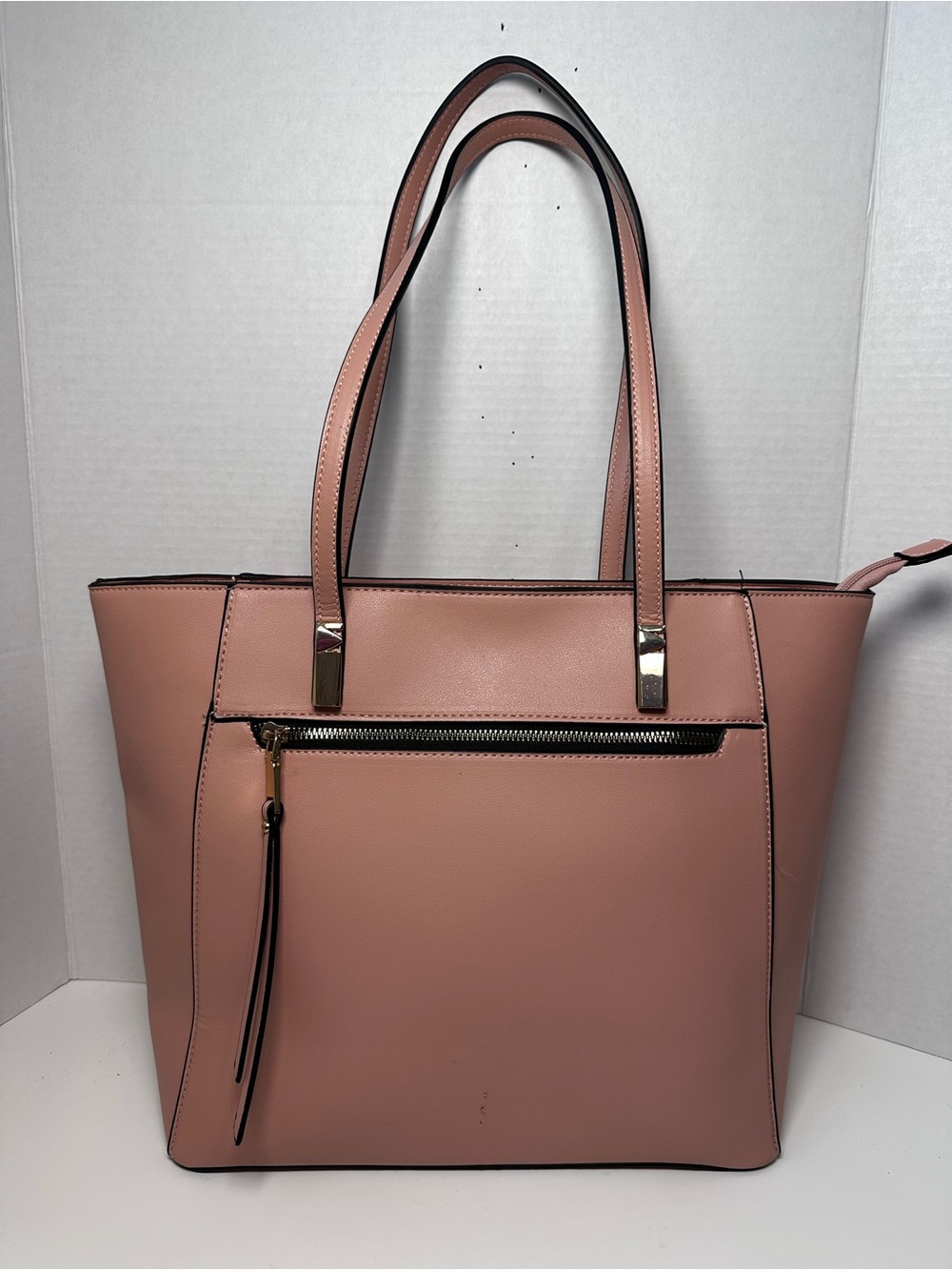 Classic Pink Tote Shoulder Bag - Sleek Everyday Carry